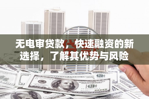 平远无电审贷款，快速融资的新选择，了解其优势与风险