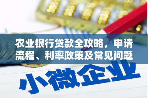 平远农业银行贷款全攻略，申请流程、利率政策及常见问题解析