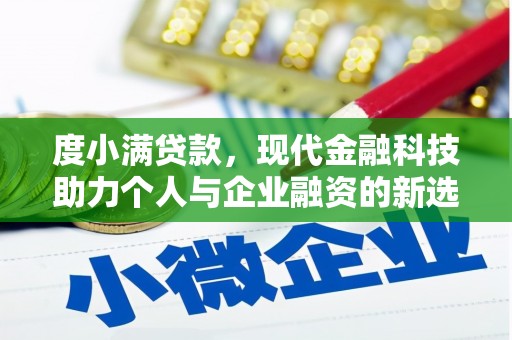 平远度小满贷款，现代金融科技助力个人与企业融资的新选择