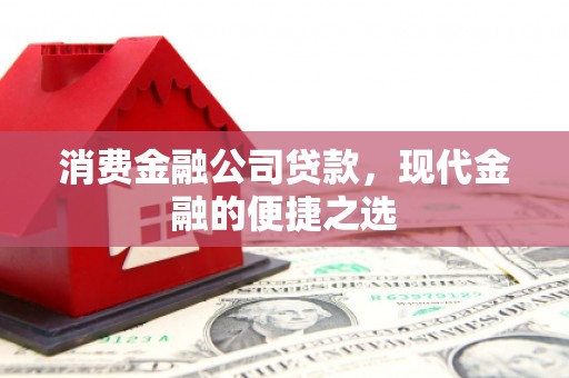 平远消费金融公司贷款，现代金融的便捷之选