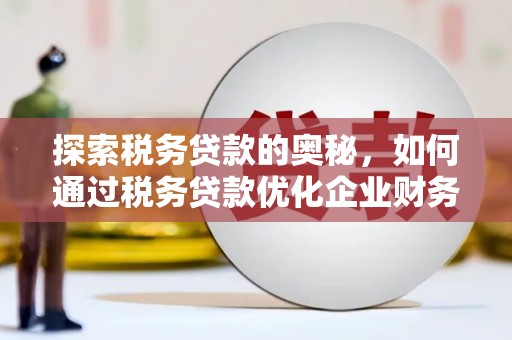 平远探索税务贷款的奥秘，如何通过税务贷款优化企业财务