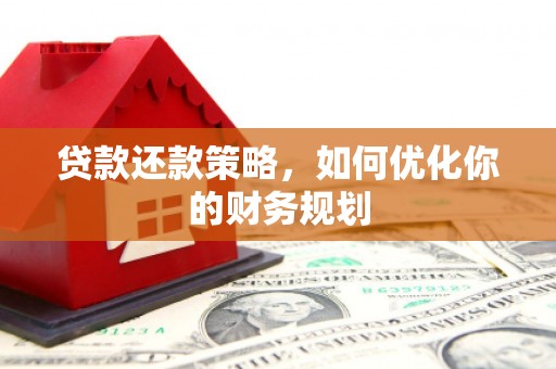 平远贷款还款策略，如何优化你的财务规划