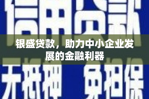 平远银盛贷款，助力中小企业发展的金融利器