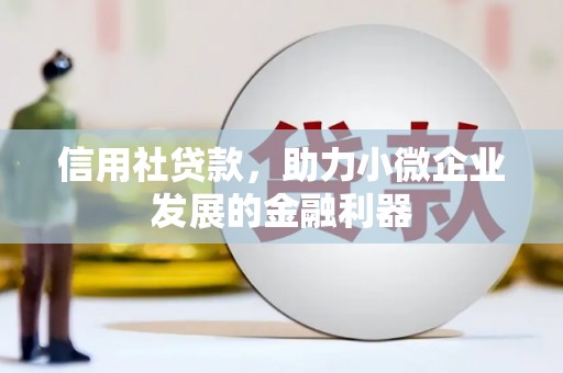 平远信用社贷款，助力小微企业发展的金融利器