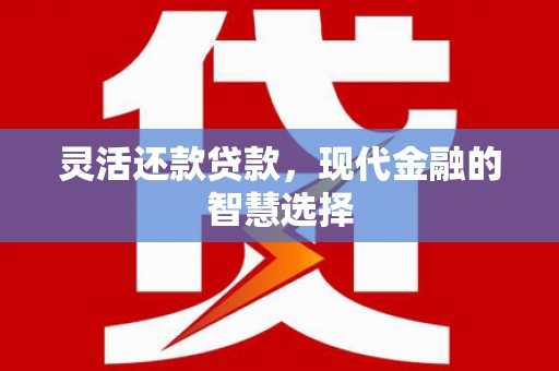 平远灵活还款贷款，现代金融的智慧选择