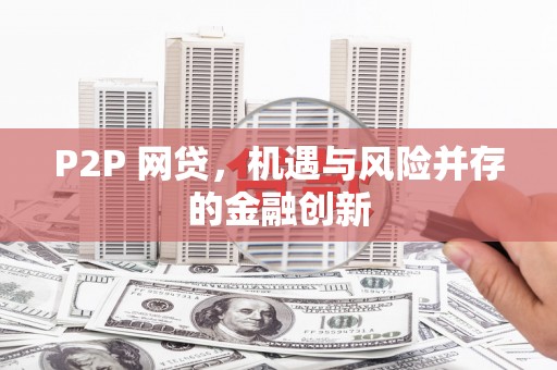 平远P2P 网贷，机遇与风险并存的金融创新