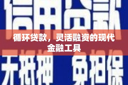 平远循环贷款，灵活融资的现代金融工具