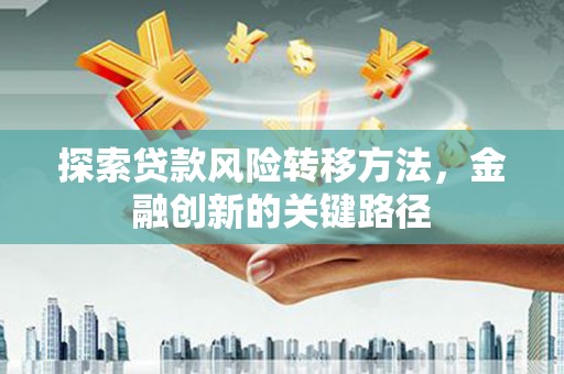 平远探索贷款风险转移方法，金融创新的关键路径