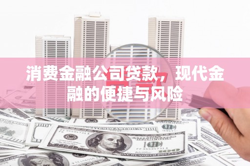 平远消费金融公司贷款，现代金融的便捷与风险
