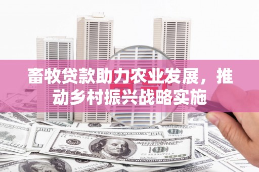 平远畜牧贷款助力农业发展，推动乡村振兴战略实施