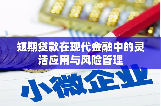 平远短期贷款在现代金融中的灵活应用与风险管理