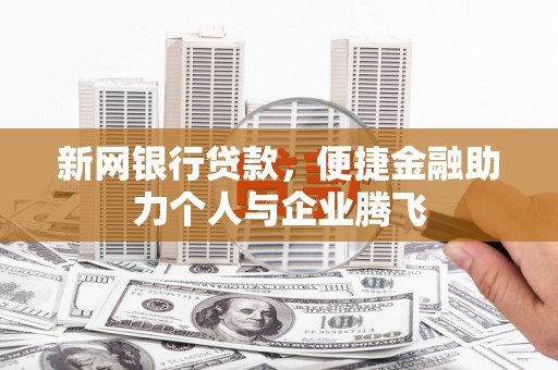 平远新网银行贷款，便捷金融助力个人与企业腾飞
