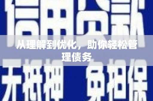平远从理解到优化，助你轻松管理债务