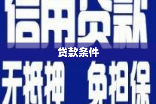 平远贷款条件